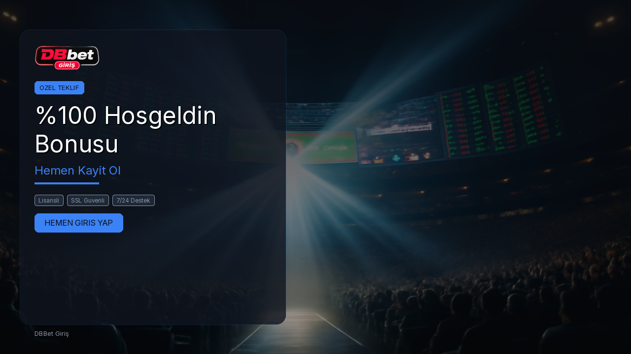 DBBet Giriş Bonus Gorseli